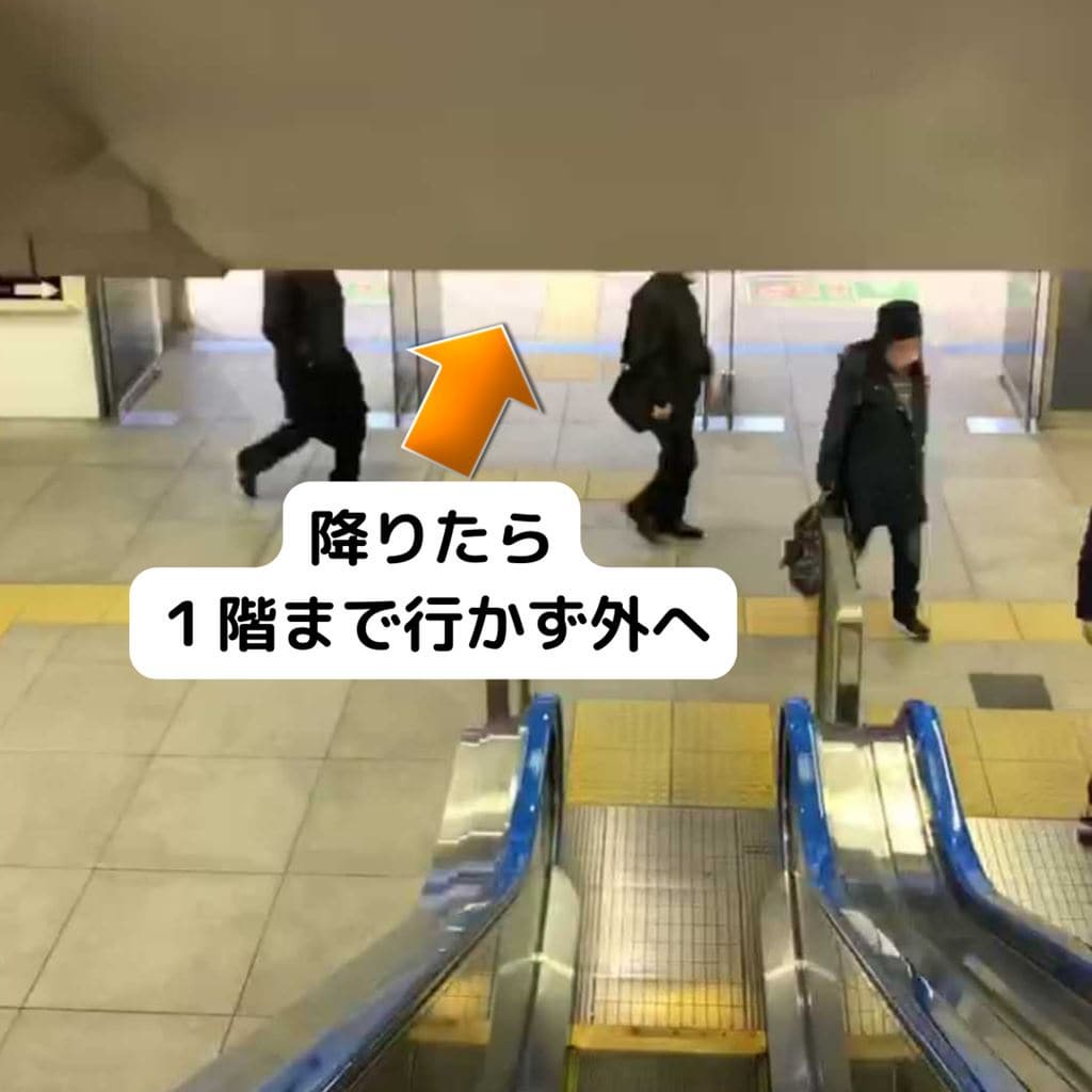 【JR】北千住駅からお越しの方-